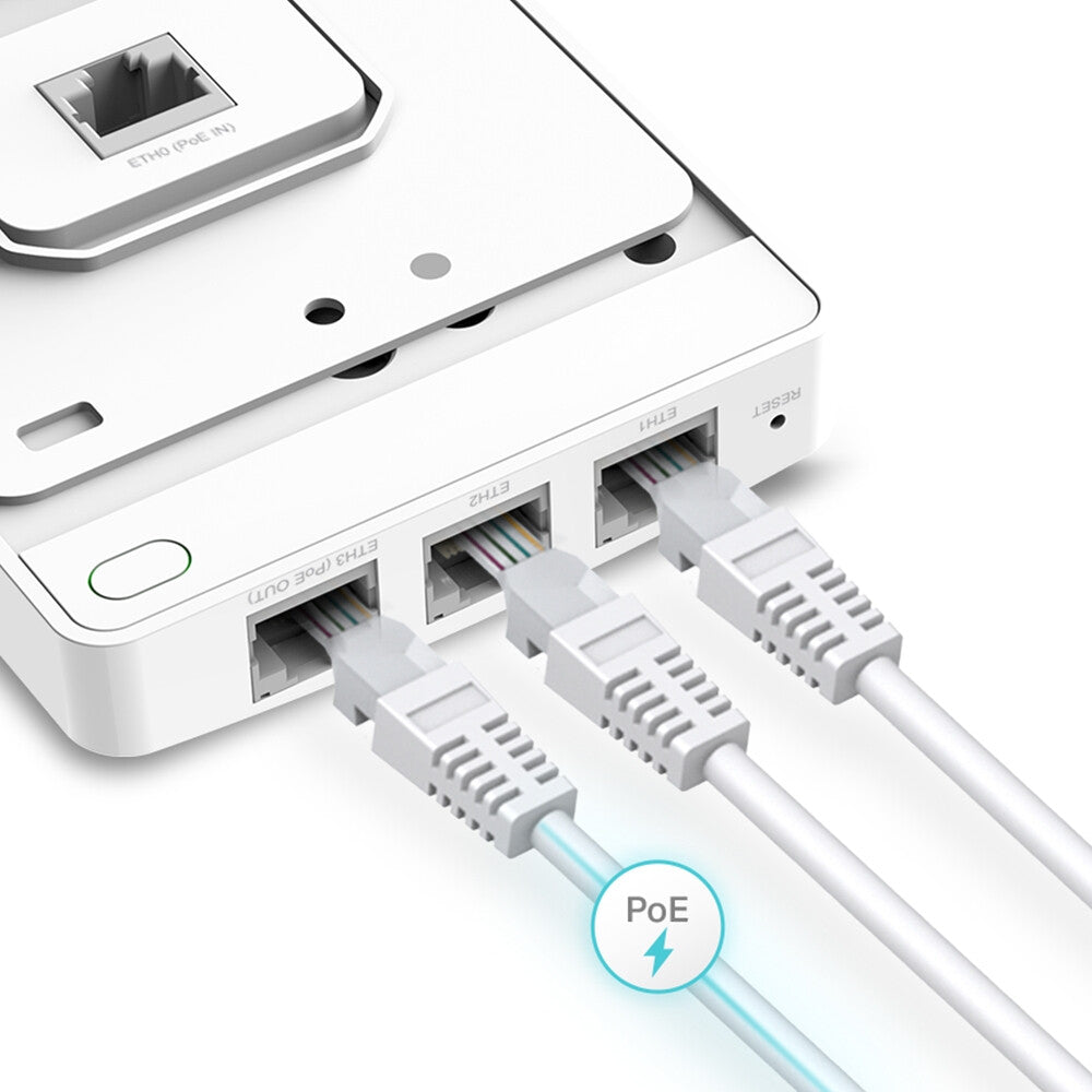 TP-Link Omada AC1200 Wireless MU-MIMO Gigabit Wall Plate Access Point