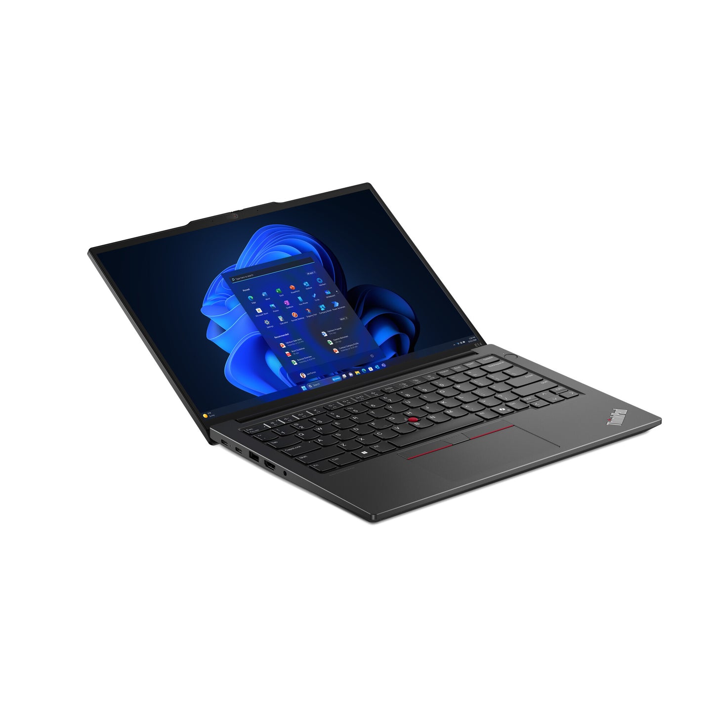 Lenovo ThinkPad E14 AMD Ryzen™ 5 7535HS Laptop 35.6 cm (14") WUXGA 16 GB DDR5-SDRAM 256 GB SSD Wi-Fi 6E (802.11ax) Windows 11 Pro Black