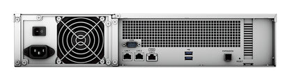 Synology RackStation RS2423+ NAS Rack (2U) Ryzen Embedded V1780B 8 GB DDR4 48 TB HDD DiskStation Manager Black