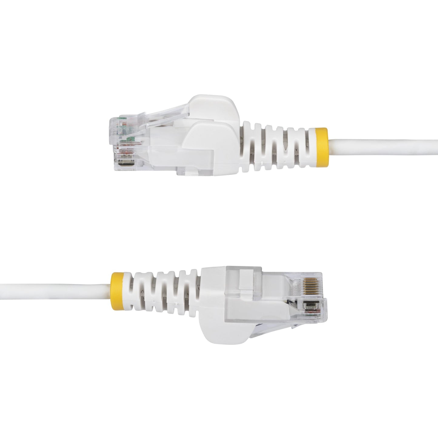 StarTech.com 10m White Slim CAT6 Ethernet Cable, Snagless, 100W PoE, UTP, LSZH, 28AWG Pure Bare Copper Wire, Slim RJ45 Network Patch Cord w/Strain Reliefs, Individually Tested