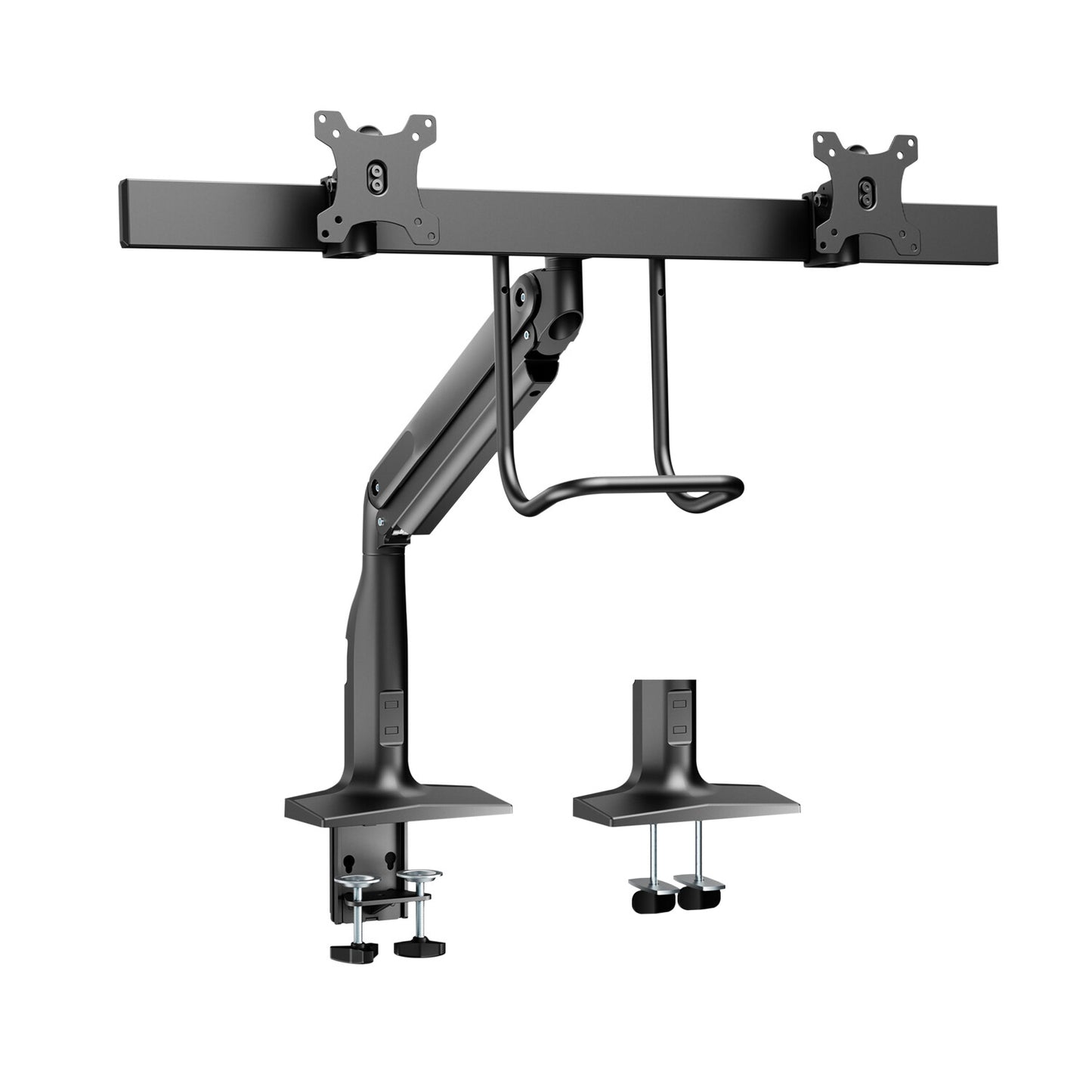 V7 Dual Monitor Heavy Duty Gas Spring Bar Mount