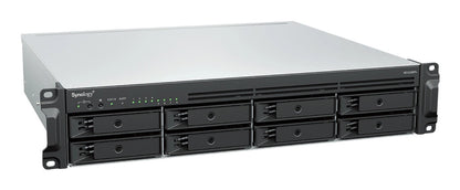 Synology RackStation RS1226RP+ NAS/storage server Rack (2U) AMD Ryzen V1500B 4 GB DDR4 0 TB Synology DSM Black