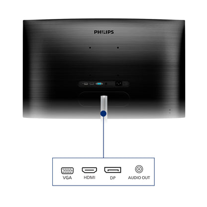 Philips E Line 325E1C/00 computer monitor 80 cm (31.5") 2560 x 1440 pixels Quad HD LCD Black