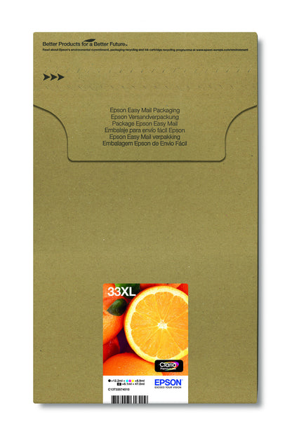Epson Oranges 33XL Claria Premium Multipack 5-colours EasyMail Ink