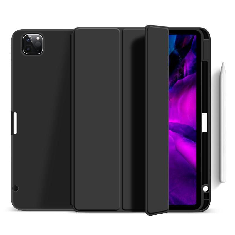 eSTUFF ES68201210-BULK tablet case Folio Black, Transparent