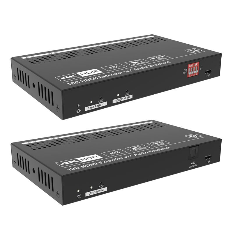Vivolink VLHDMIEXTHDB2.0S AV extender AV transmitter & receiver Black
