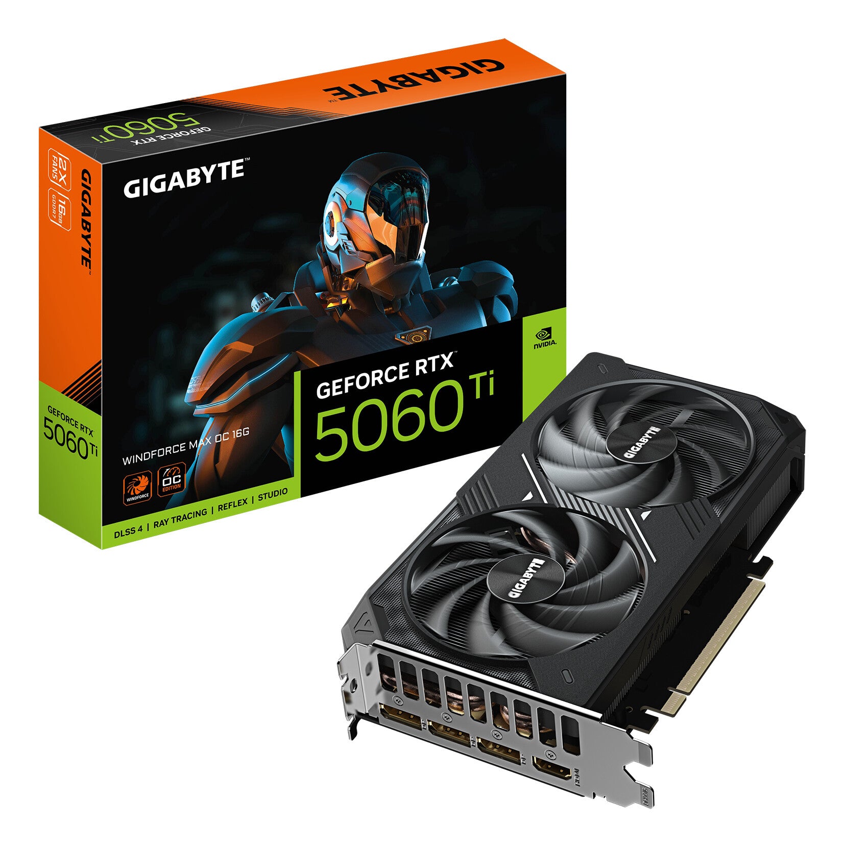 Gigabyte RTX 5060 Ti Windforce Max OC 16GB card