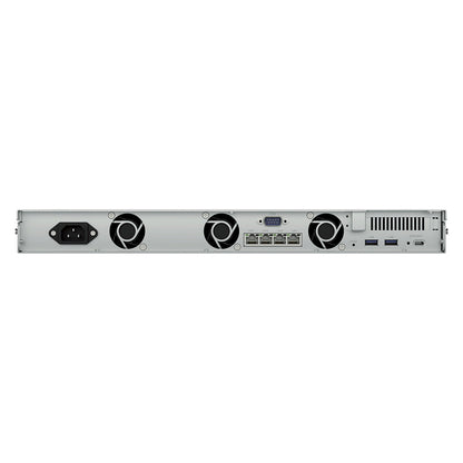 Synology RackStation RS826+ NAS/storage server Rack (1U) AMD Ryzen V1500B 4 GB DDR4 0 TB DiskStation Manager Black, Grey