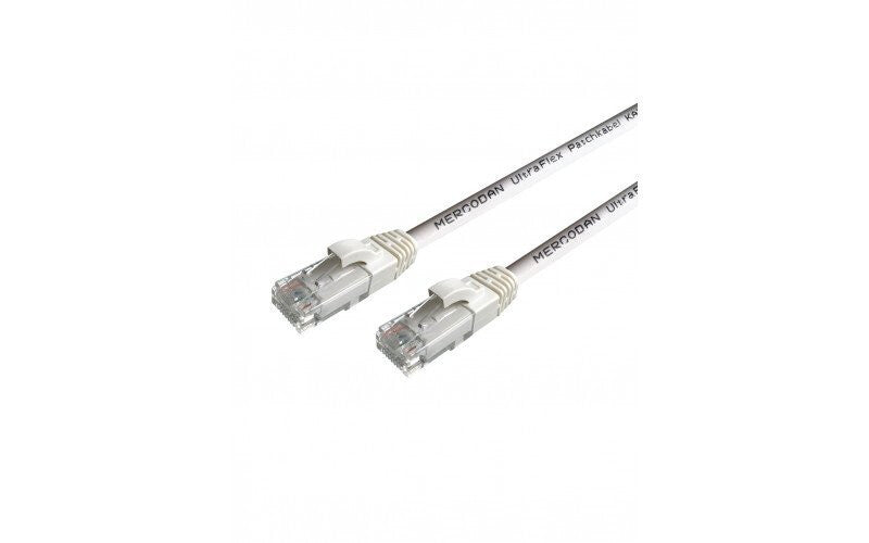Mercodan 371239010 networking cable White 1 m Cat6 U/UTP (UTP) Round