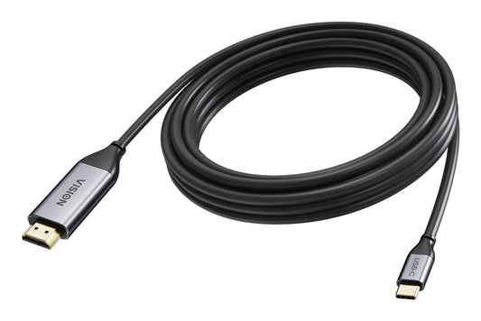 Vision TC 5MUSBCHDMI/BL video cable adapter 5 m USB Type-C HDMI Type A (Standard) Black