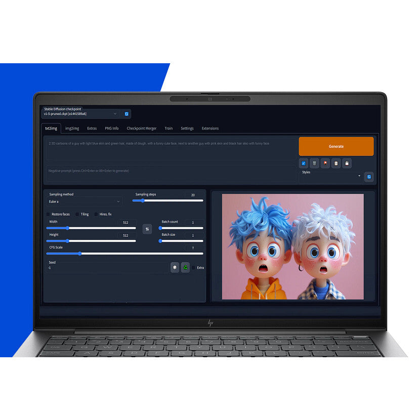 HP ZBook 8 G1i Data Science Intel Core Ultra 7 255H Mobile workstation 35.6 cm (14") WUXGA 32 GB DDR5-SDRAM 1 TB SSD NVIDIA RTX 500 Ada Wi-Fi 7 (802.11be) Windows 11 Pro AI Workstation, AI PC Silver