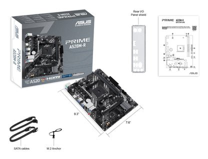 ASUS PRIME A520M-R AMD A520 Socket AM4 micro ATX