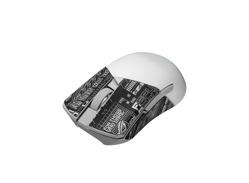 ASUS ROG Gladius III Wireless Aimpoint White mouse Gaming Right-hand RF Wireless + Bluetooth + USB Type-A Optical 36000 DPI