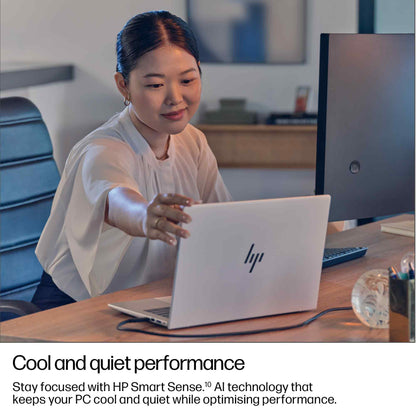 HP EliteBook 8 G1i 14 inch Notebook AI PC Wolf Pro Security Edition Intel Core Ultra 5 225U Laptop 35.6 cm (14") WUXGA 16 GB DDR5-SDRAM 512 GB SSD Wi-Fi 6E (802.11ax) Windows 11 Pro Silver