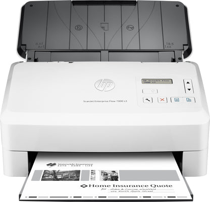 HP ScanJet Enterprise Flow 7000 s3 Sheet-fed scanner 600 x 600 DPI A4 White