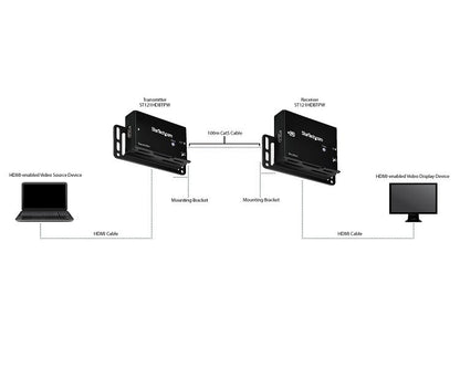 StarTech.com HDMI over CAT5e HDBaseT Extender - 4K - TAA