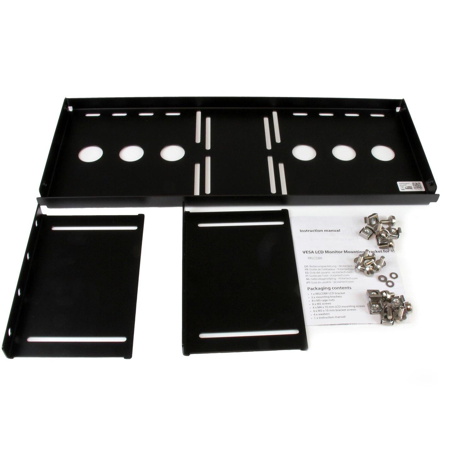 StarTech.com Universal VESA LCD Monitor Mounting Bracket for 19in Rack or Cabinet