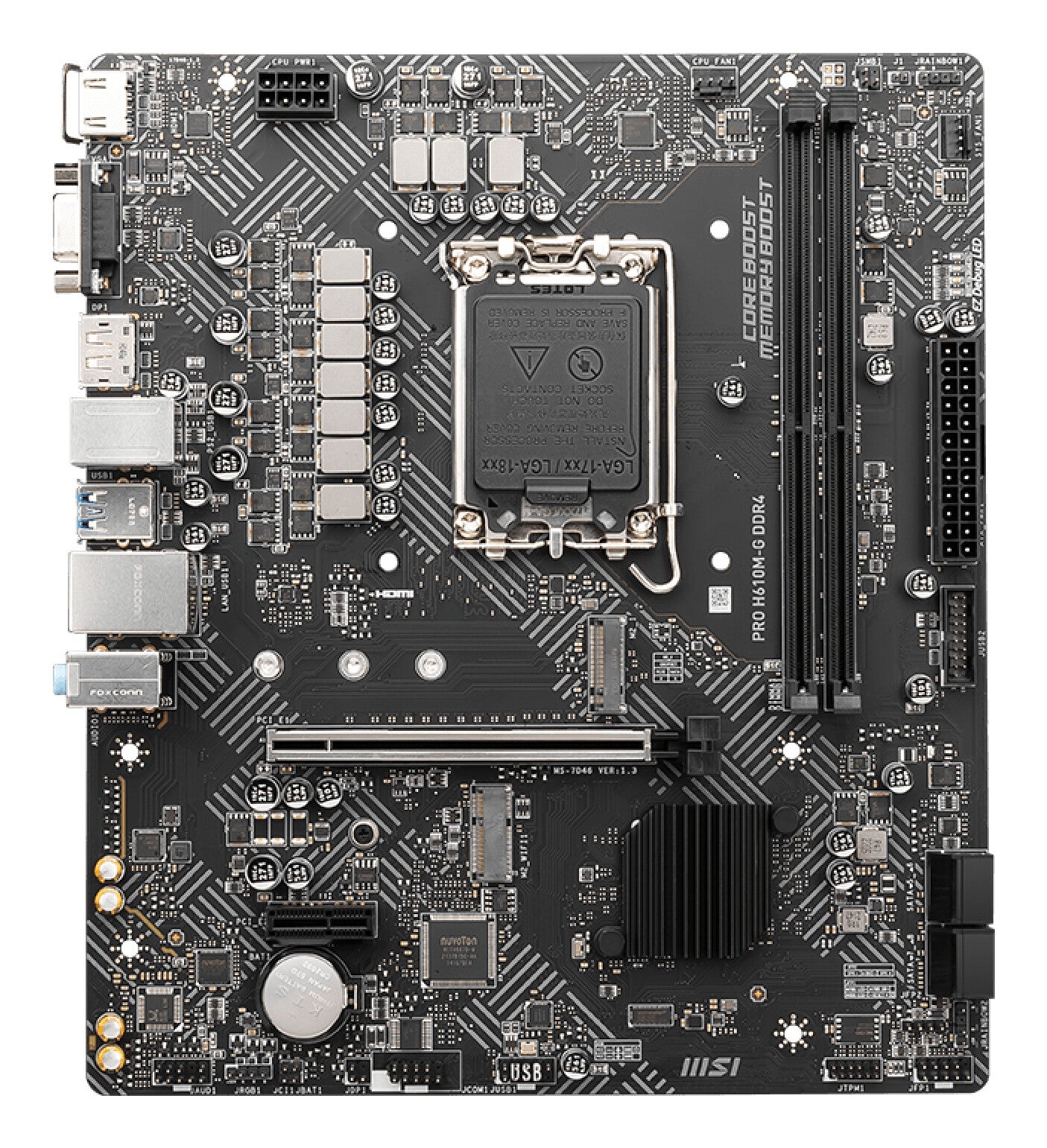 MSI PRO H610M-G DDR4 motherboard Intel H610 LGA 1700 micro ATX