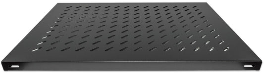 Intellinet 19" Fixed Shelf, 1U, 800mm Depth, Heavy-Duty, Max 100kg, Black