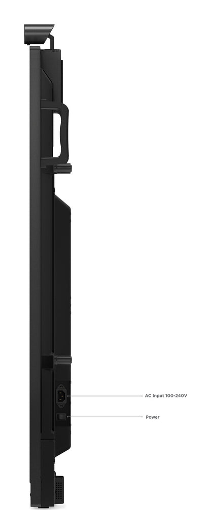 Lenovo ThinkVision T65 computer monitor 165.1 cm (65") 3840 x 2160 pixels 4K Ultra HD LED Touchscreen Black