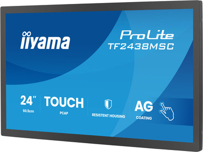iiyama TF2438MSC-B2 touch control panel 60.5 cm (23.8") 1920 x 1080 pixels