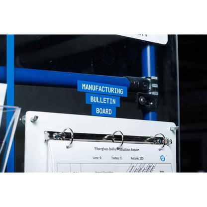 Brady M21-375-595-BL printer label Blue Self-adhesive printer label