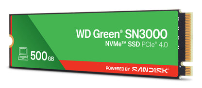 SanDisk Green WD ™ SN3000 NVMe™ SSD POWERED BY 500 GB