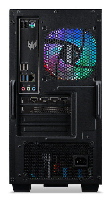 Acer Predator PO3-665 Gaming Desktop - Intel Core i5-14400F, 16GB RAM, 512GB SSD, NVIDIA GeForce RTX 5070, Windows 11, Black