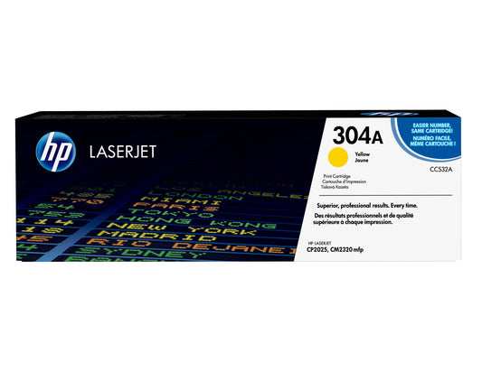 HP 304A Yellow Original LaserJet Toner Cartridge