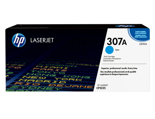 HP 307A Cyan Original LaserJet Toner Cartridge