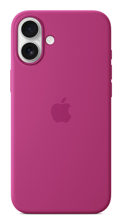 Apple iPhone 16 Plus Silicone Case with MagSafe - Fuchsia