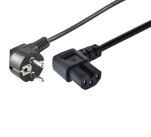 Microconnect MC-JT008/HT3W-H05VV-F-1.5 power cable Black 1.5 m Power plug type E+F C15 coupler