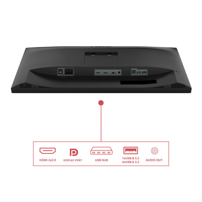 AOC E3 U27E3UF computer monitor 68.6 cm (27") 3840 x 2160 pixels 4K Ultra HD LED Black