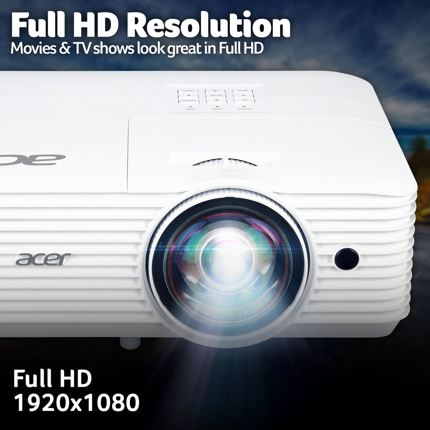 Acer Home H6518STi projector (DLP 3D, 1080p, 3500Lm)