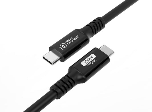 Microconnect MC-USBCC6 USB cable USB 3.2 Gen 2x2 6 m USB C Black