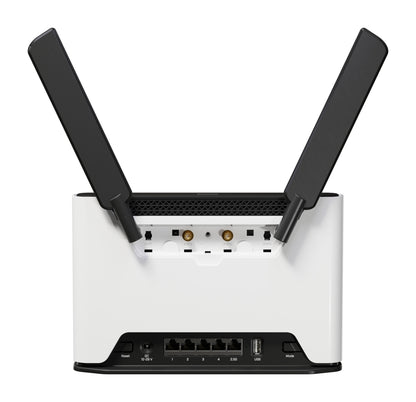 Mikrotik Chateau LTE18 ax wireless router Gigabit Ethernet Dual-band (2.4 GHz / 5 GHz) 4G White