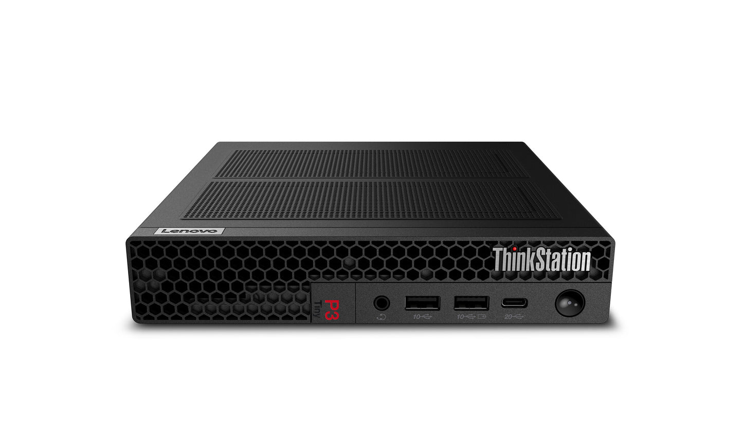Lenovo ThinkStation P3 Tiny Gen 2 Intel Core Ultra 7 265 32 GB DDR5-SDRAM 1 TB SSD NVIDIA RTX A400 Windows 11 Pro Workstation Black