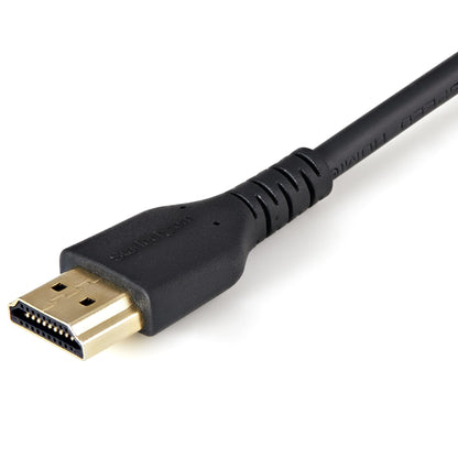 StarTech.com 6ft (2m) HDMI Cable with Locking Screw - 4K 60Hz HDR - High Speed HDMI 2.0 Monitor Cable with Locking Screw Connector for Secure Connection - HDMI Cable with Ethernet - M/M