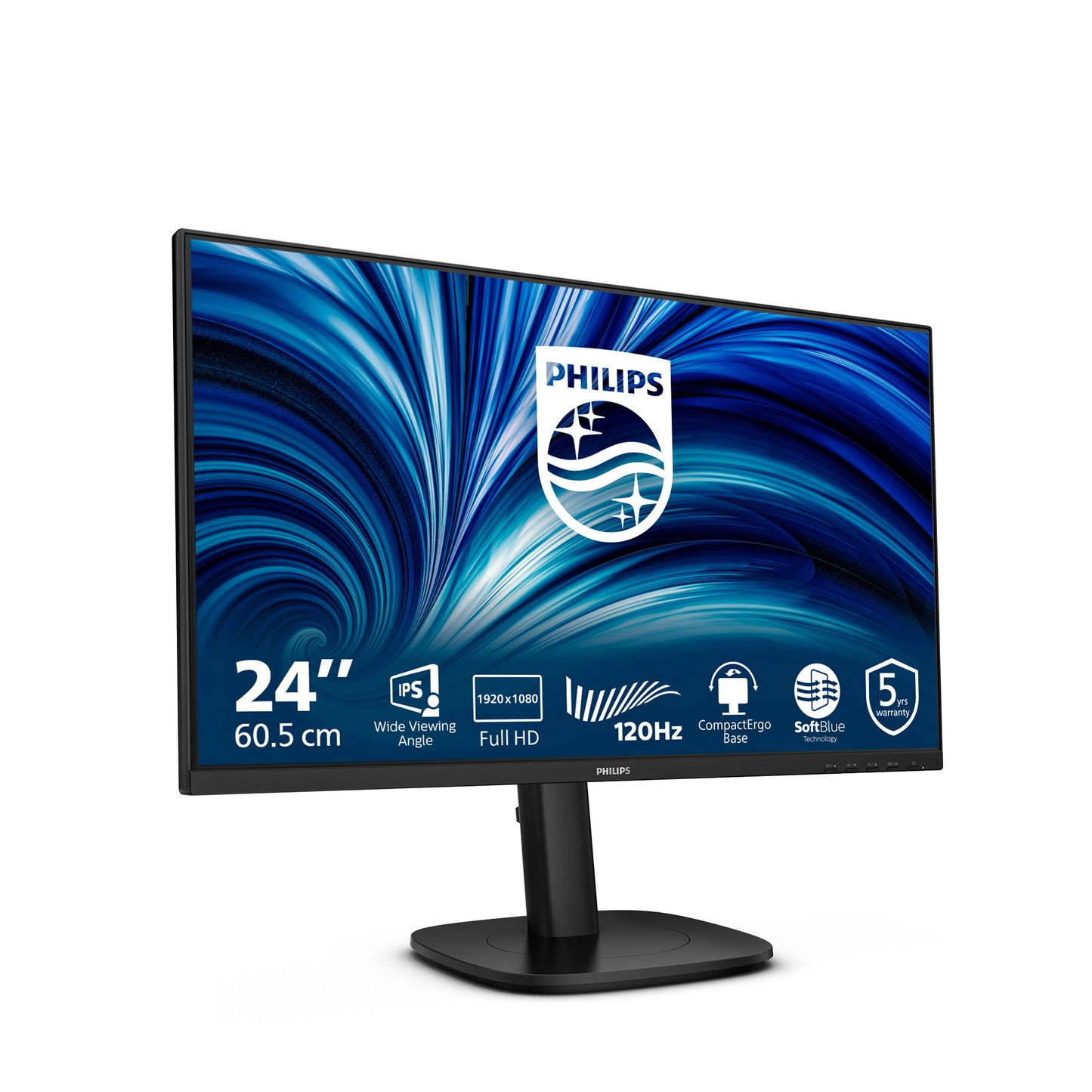 Philips 3000 series 24B2N3200J/00 computer monitor 60.5 cm (23.8") 1920 x 1080 pixels Full HD LCD Black