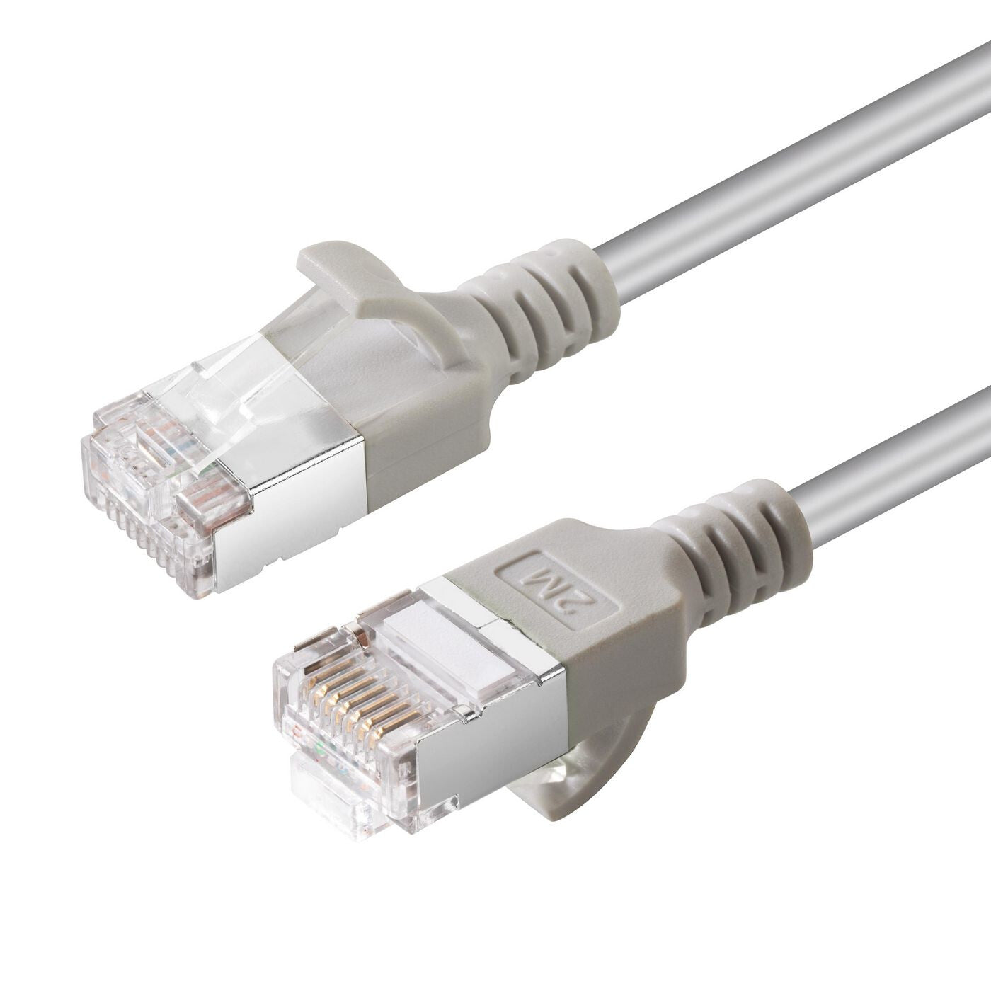 Microconnect V-FTP6A0025-SLIM networking cable Grey 0.25 m Cat6a U/FTP (STP)