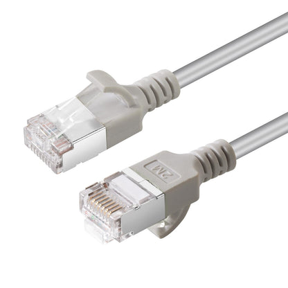 Microconnect V-FTP6A005-SLIM networking cable Grey 0.5 m Cat6a U/FTP (STP)