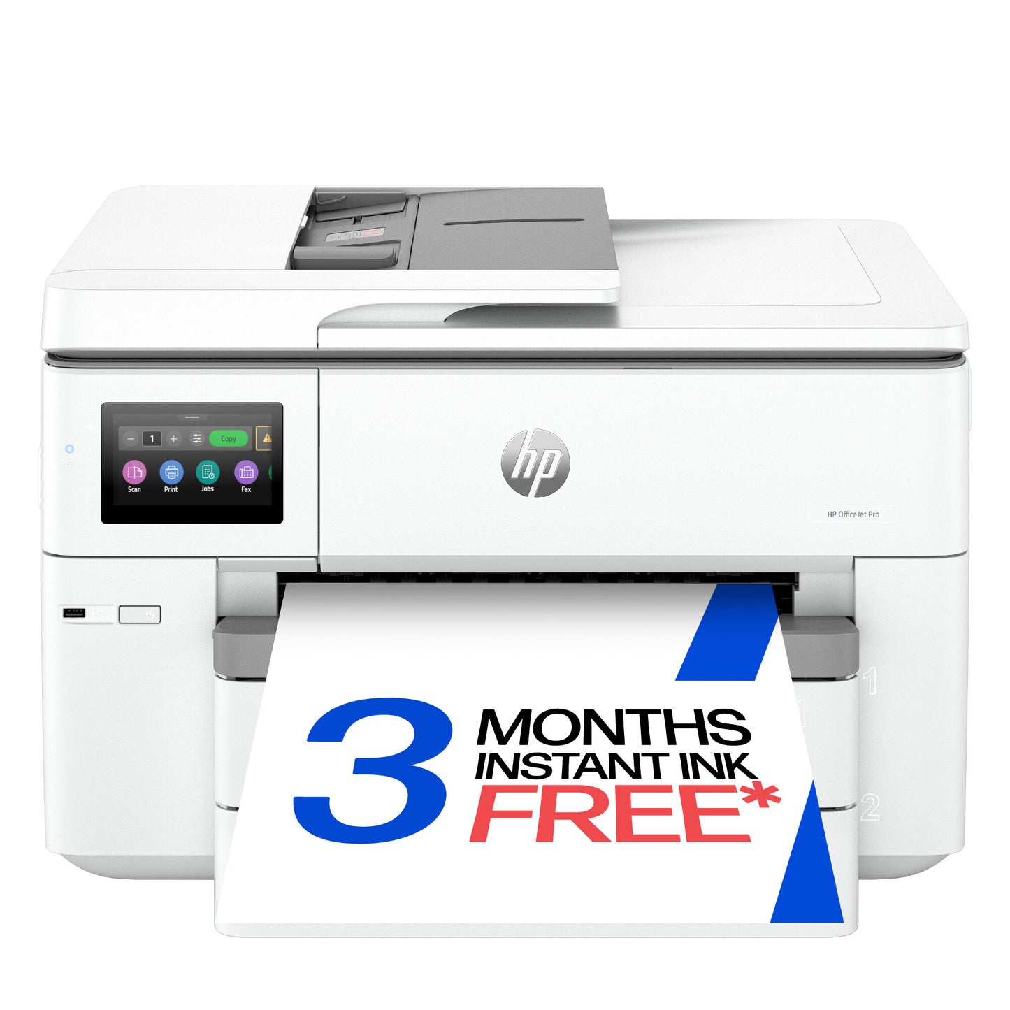 HP OfficeJet Pro 9730e Wireless All-in-One Color Printer, Instant Ink; Two-sided printing