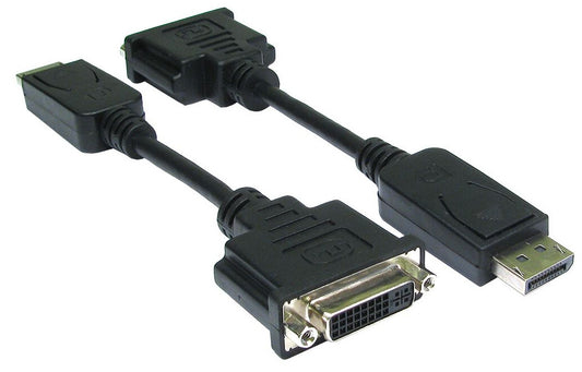 Cables Direct DisplayPort - DVI Black