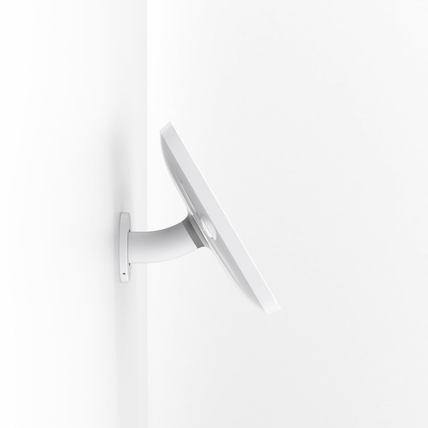 Bouncepad Wallmount | Apple iPad Mini 4/5 Gen 7.9 (2015 - 2019) | White | Covered Front Camera and Home Button |