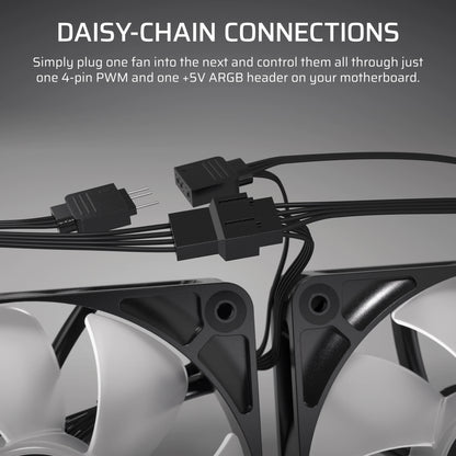Corsair RS140 ARGB Computer case Fan 14 cm White 1 pc(s)