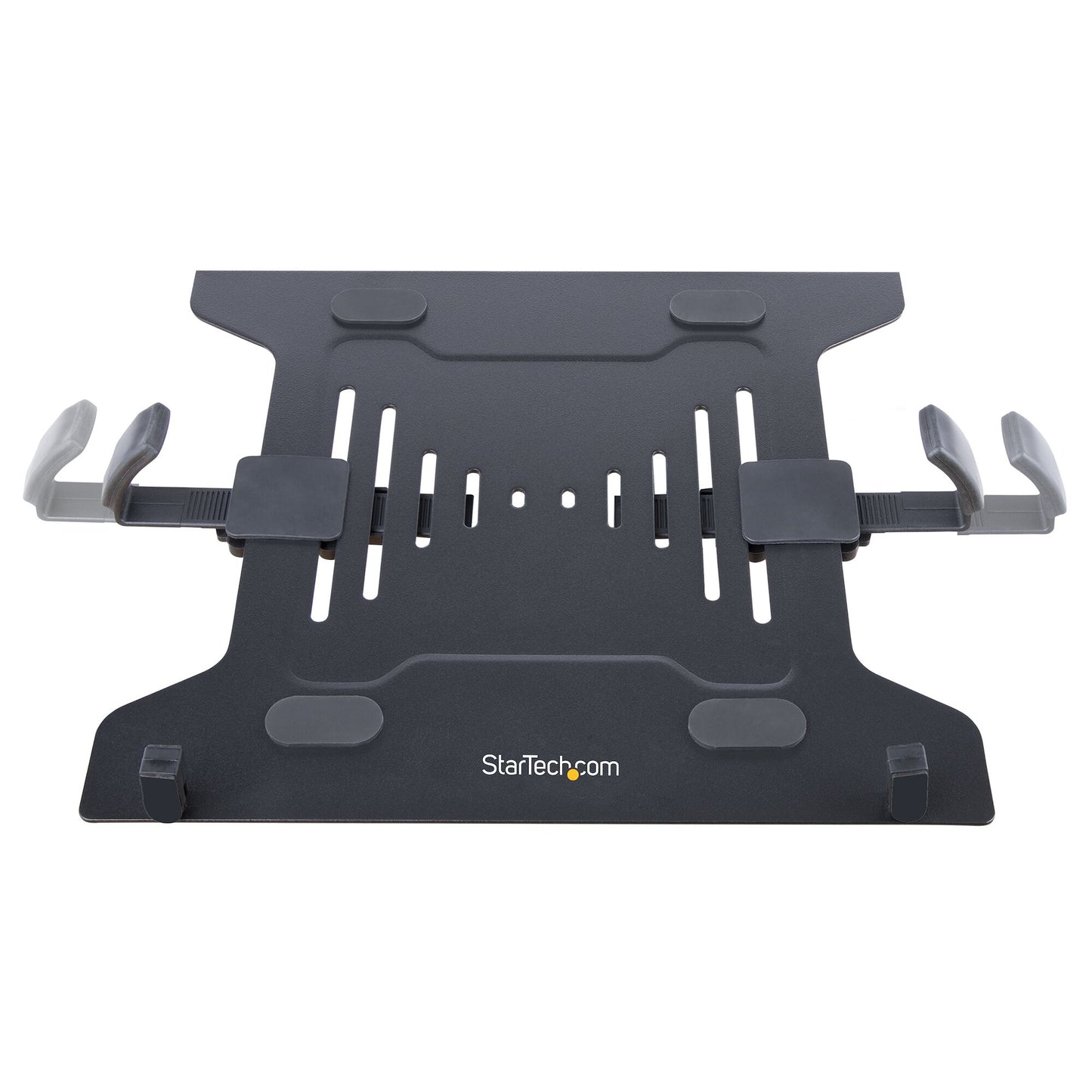 StarTech.com Laptop Desk Mount - Monitor and Laptop Mount - Displays up to 34" (17.6lb/8kg) & Laptops (4.5kg/9.9lb) - Articulating VESA Laptop Tray Arm - Clamp / Grommet Mount