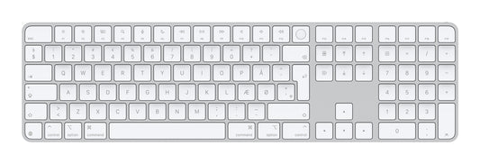 Apple Magic keyboard Universal USB + Bluetooth QWERTY Danish White