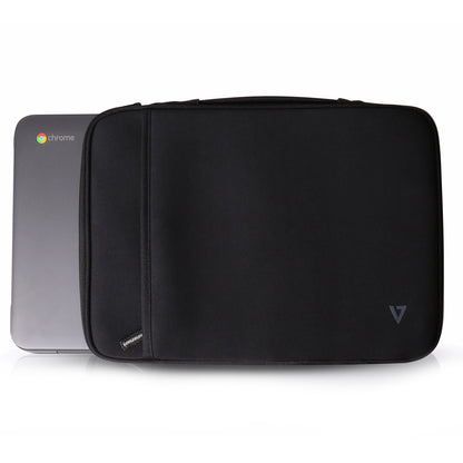 V7 J153400 33.8 cm (13.3") Sleeve case Black