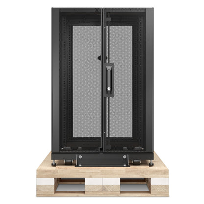 APC NetShelter SX, Server Rack Enclosure, 18U, Shock Packaging, Black, 925H x 600W x 1070D mm