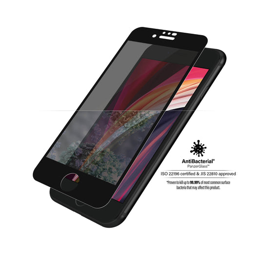 PanzerGlass ® Privacy Screen Protector iPhone SE (2020/2022) | 8 | 7 | 6 | 6s | Edge-to-Edge